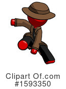 Red Design Mascot Clipart #1593350 by Leo Blanchette