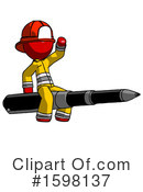 Red Design Mascot Clipart #1598137 by Leo Blanchette