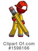 Red Design Mascot Clipart #1598166 by Leo Blanchette