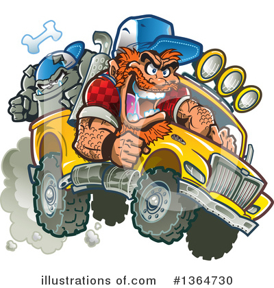 Pickup Truck Clipart #1364730 by Clip Art Mascots
