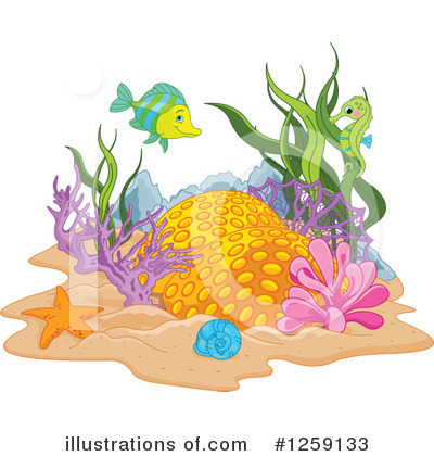 Sea Life Clipart #1259133 by Pushkin