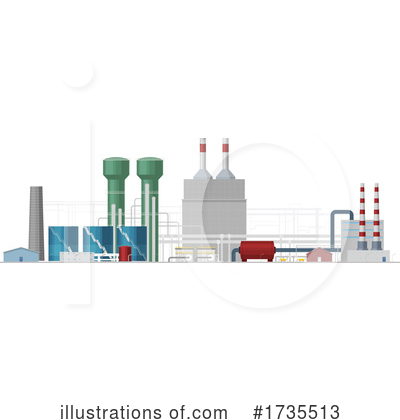 Royalty-Free (RF) Refinery Clipart Illustration by Vector Tradition SM - Stock Sample #1735513