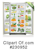 Refrigerator Clipart #230952 by Eugene