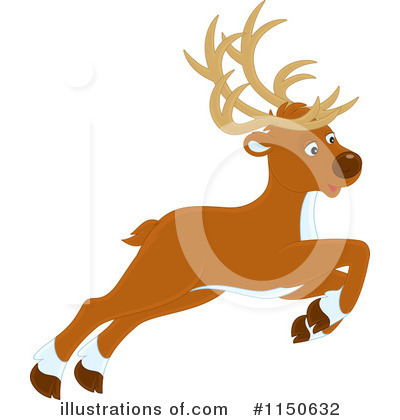 Reindeer Clipart #1150632 by Alex Bannykh