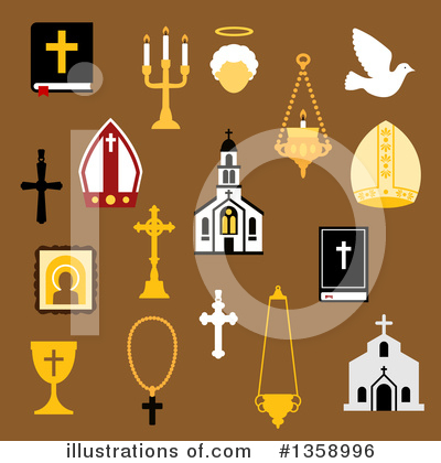 Royalty-Free (RF) Religion Clipart Illustration by Vector Tradition SM - Stock Sample #1358996