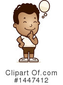 Retro Black Boy Clipart #1447412 by Cory Thoman