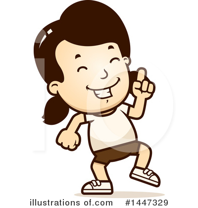 Royalty-Free (RF) Retro White Girl Clipart Illustration by Cory Thoman - Stock Sample #1447329