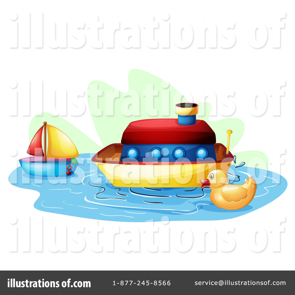 Bathing Clipart #1254871 - Illustration by Graphics RF