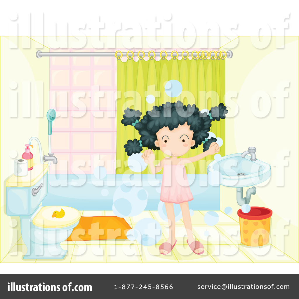 Bathroom Clipart #1117738 - Illustration by colematt