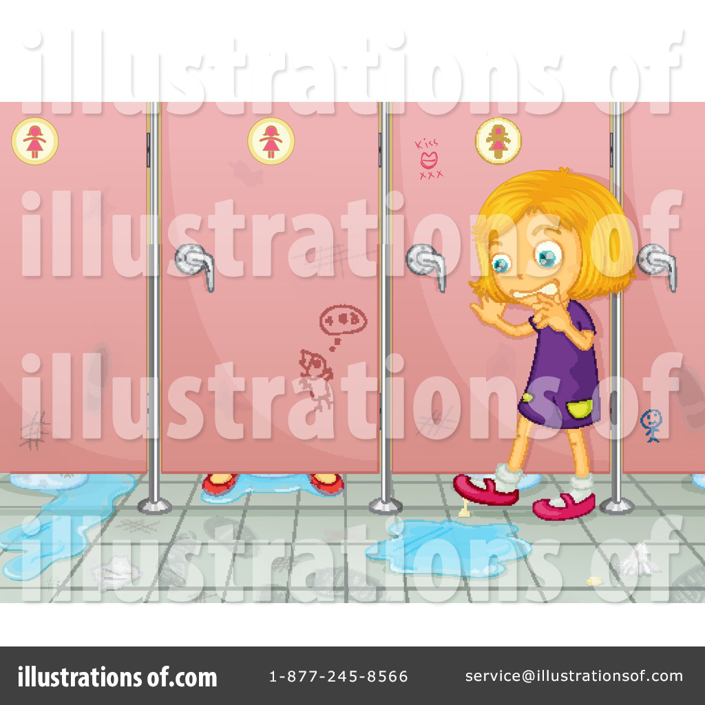 Bathroom Clipart #1138808 - Illustration by colematt