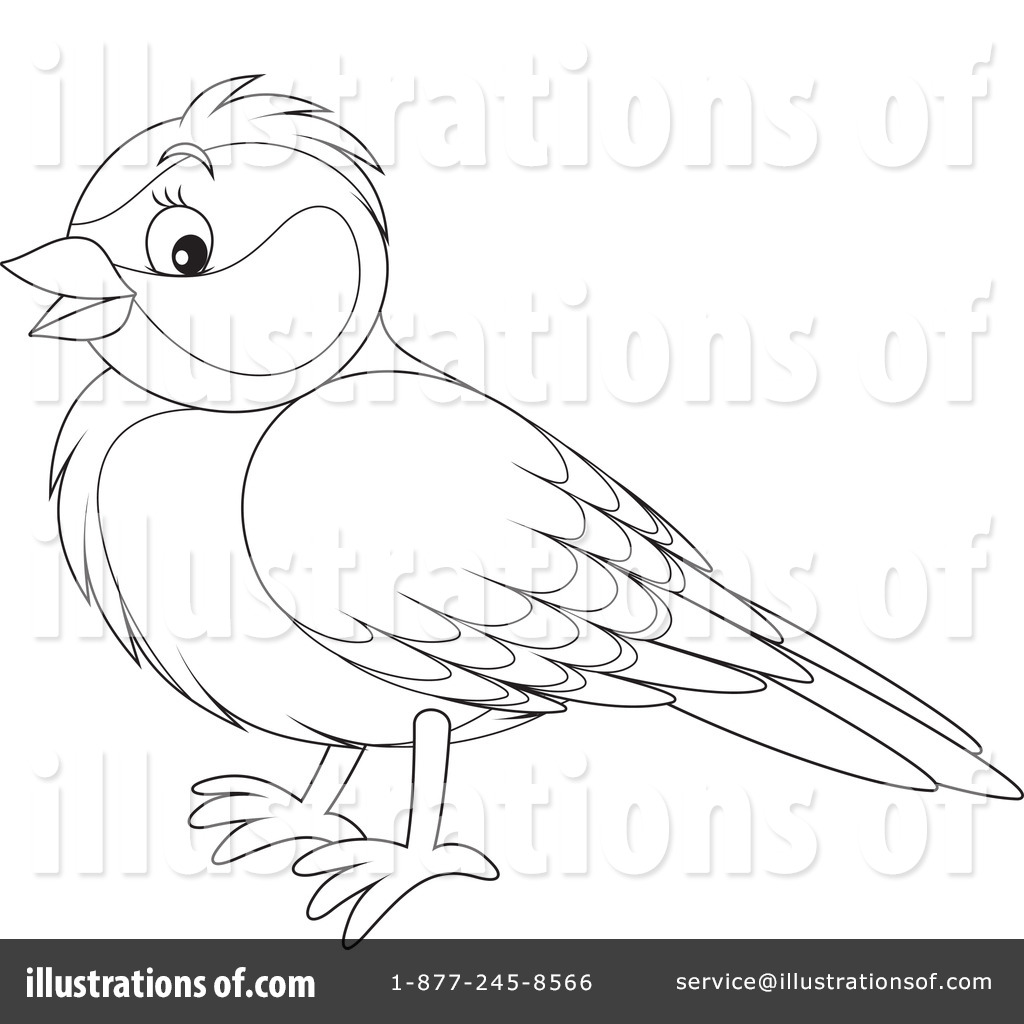 Bird Clipart #1150653 - Illustration by Alex Bannykh