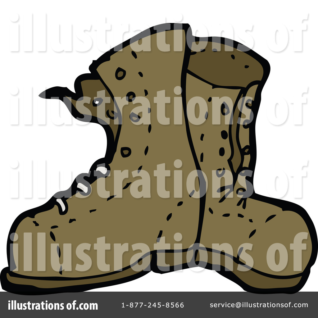 Boots Clipart #1190884 - Illustration by lineartestpilot