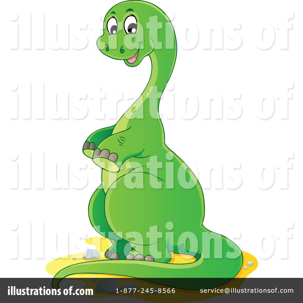 Brontosaurus Clipart #1098043 - Illustration by visekart