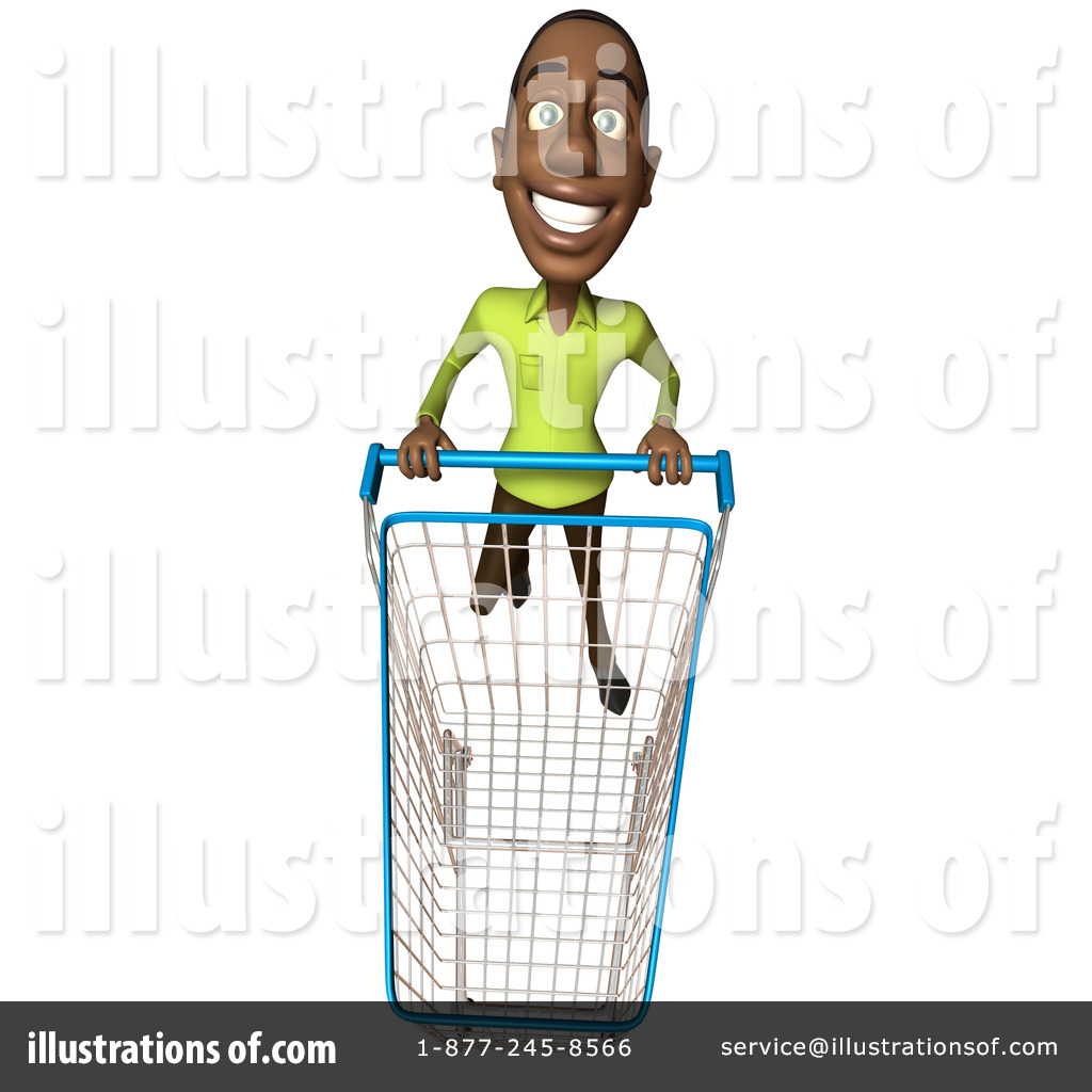 Casual Black Man Character Clipart #56891 - Illustration by Julos