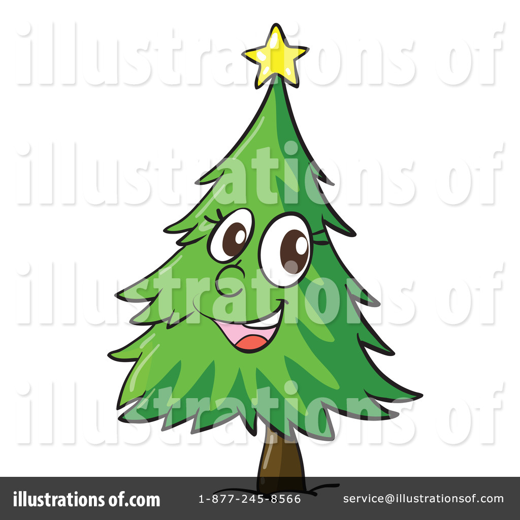 Christmas Tree Clipart #1132199 - Illustration by Graphics RF