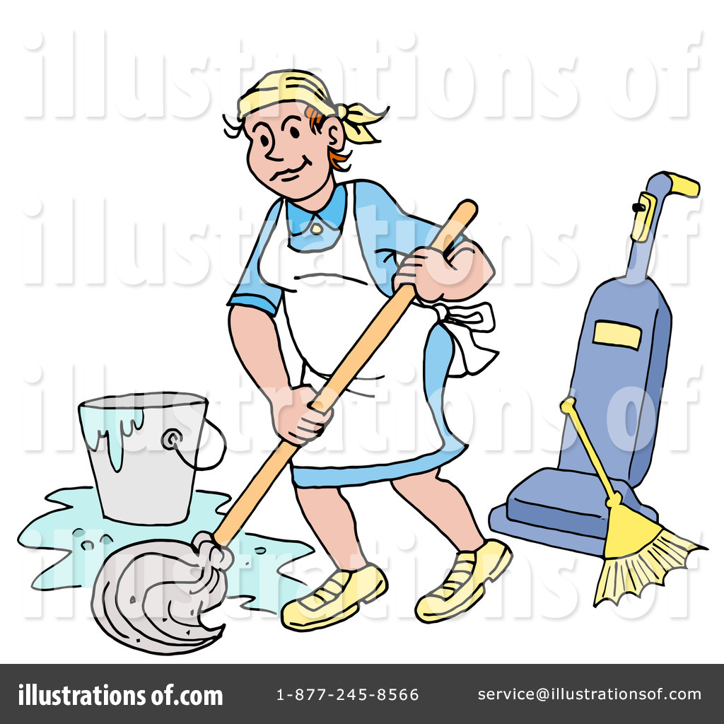 Cleaning Clipart #30281 - Illustration by LaffToon