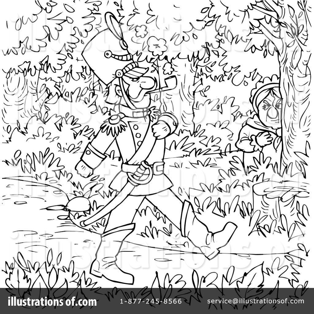 Coloring Page Clipart #101624 - Illustration by Alex Bannykh