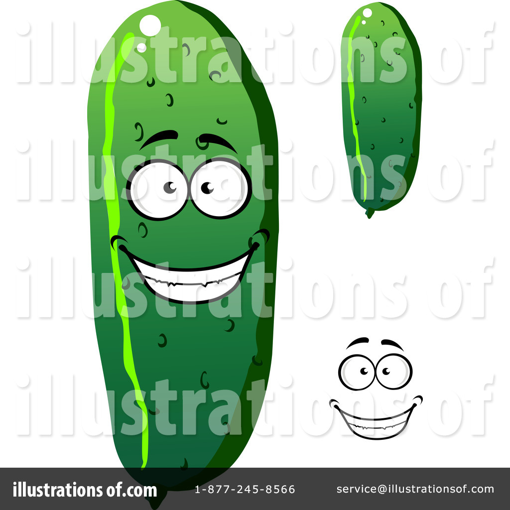 Cucumber Clipart #1244707 - Illustration by Seamartini Graphics