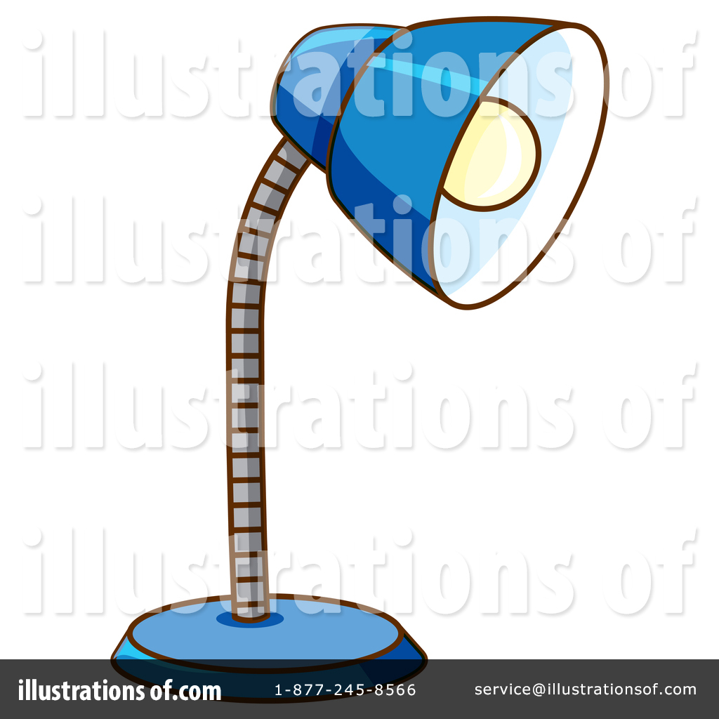 Desk Lamp Clipart #1718338 - Illustration by Graphics RF