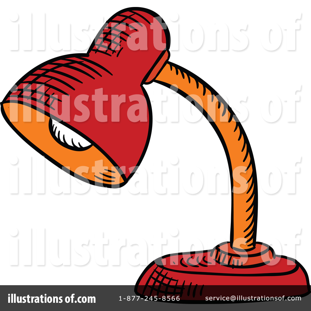 Desk Lamp Clipart #1396158 - Illustration by Seamartini Graphics