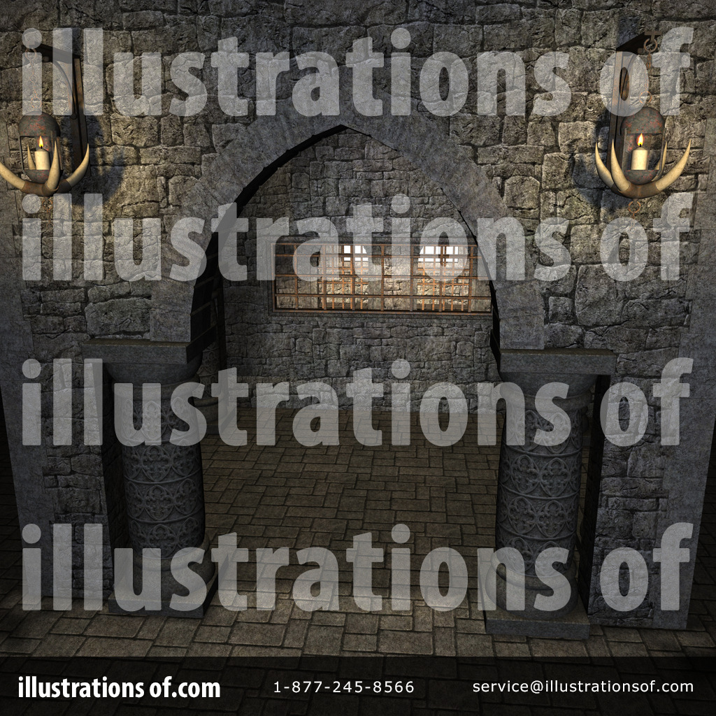 Dungeon Clipart #1072230 - Illustration by Ralf61