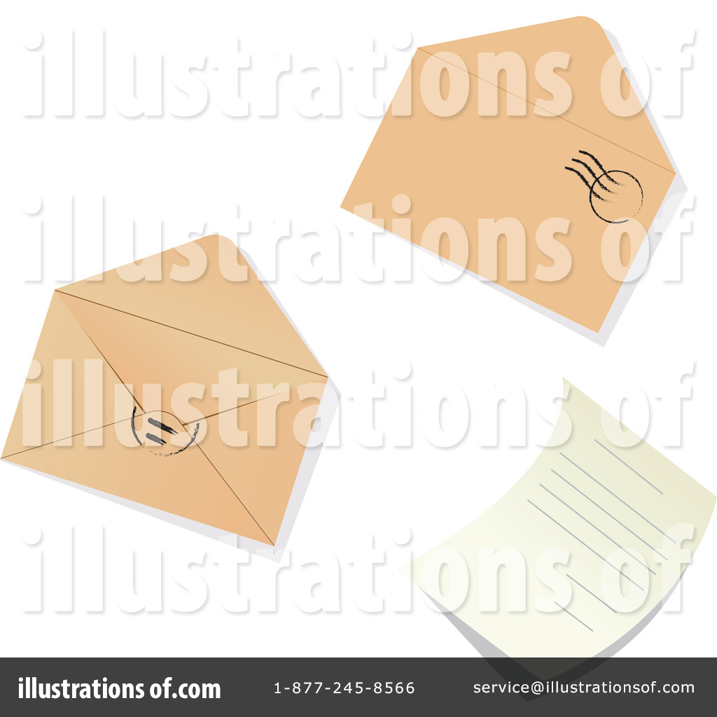 Envelopes Clipart #1061502 - Illustration by Vector Tradition SM
