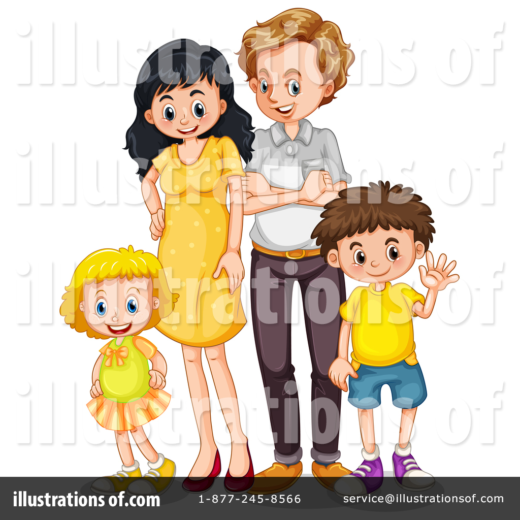 Family Clipart #1715055 - Illustration by Graphics RF