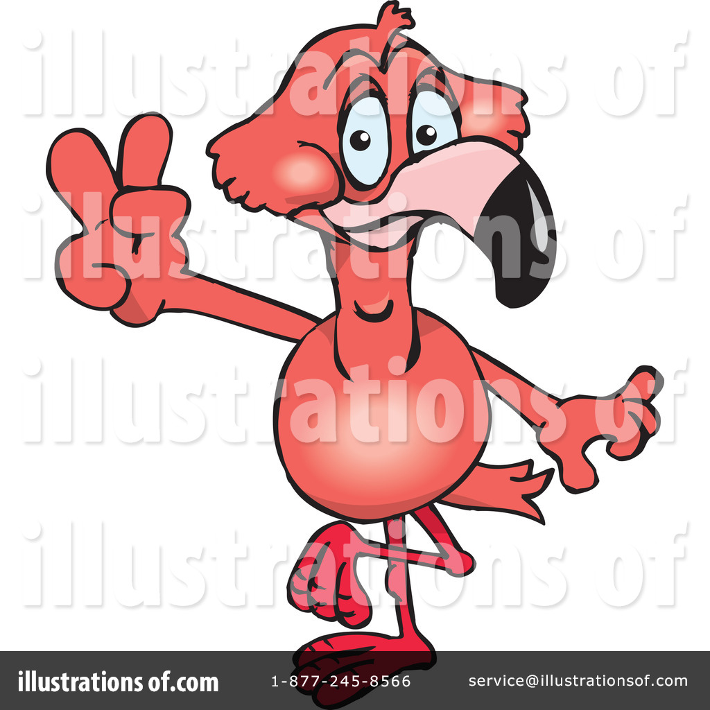 dancing flamingo cartoon
