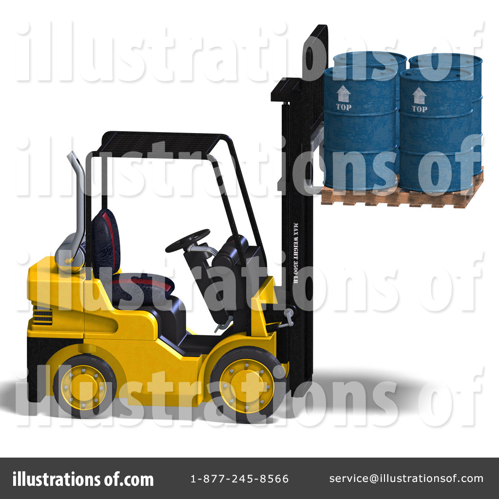 Free Forklift Clipart