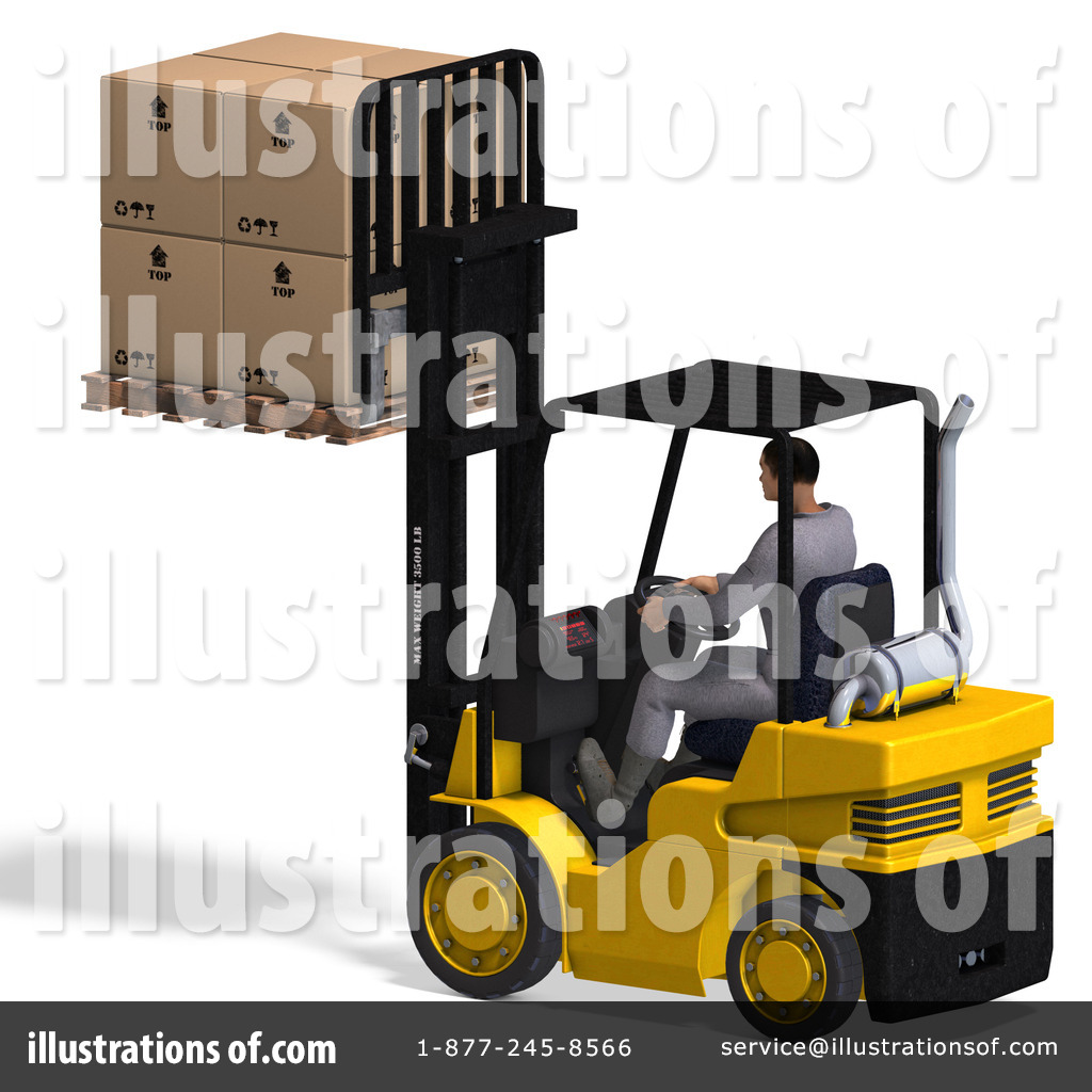 Free Forklift Clipart