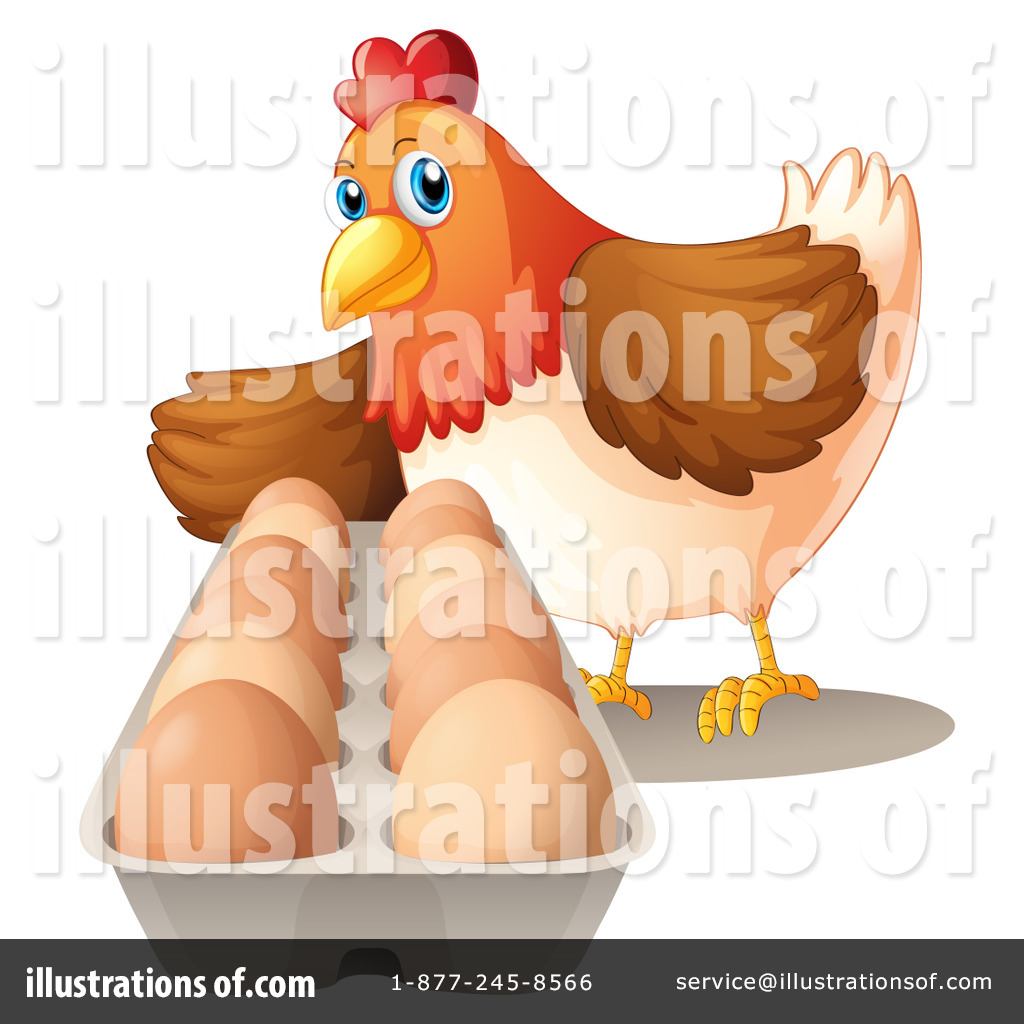 Hen Clipart #1227702 - Illustration by Graphics RF