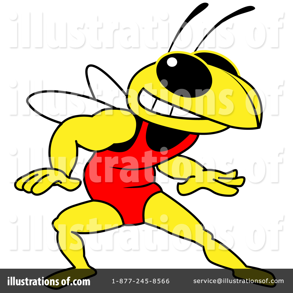 Hornet Clipart #1658724 - Illustration by Toons4Biz