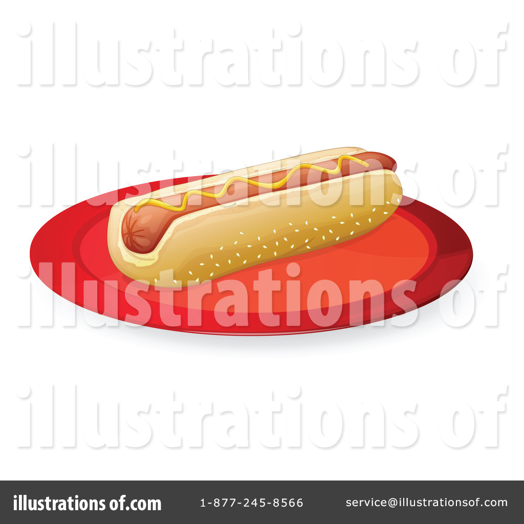 Hot Dog Clipart #1135019 - Illustration by Graphics RF