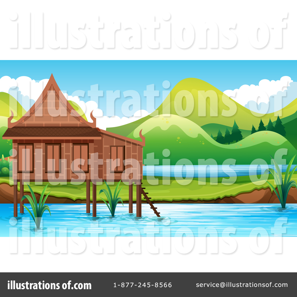 Hut Clipart #1633955 - Illustration by Graphics RF