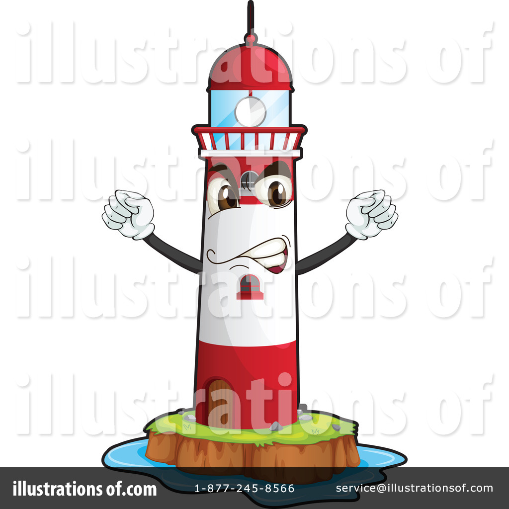 Lighthouse Clipart #1133031 - Illustration by Graphics RF