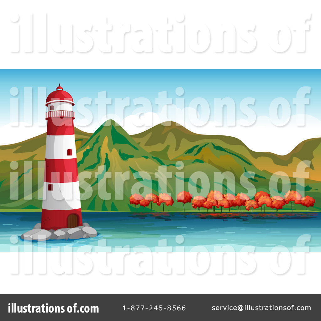 Lighthouse Clipart #1163622 - Illustration by Graphics RF