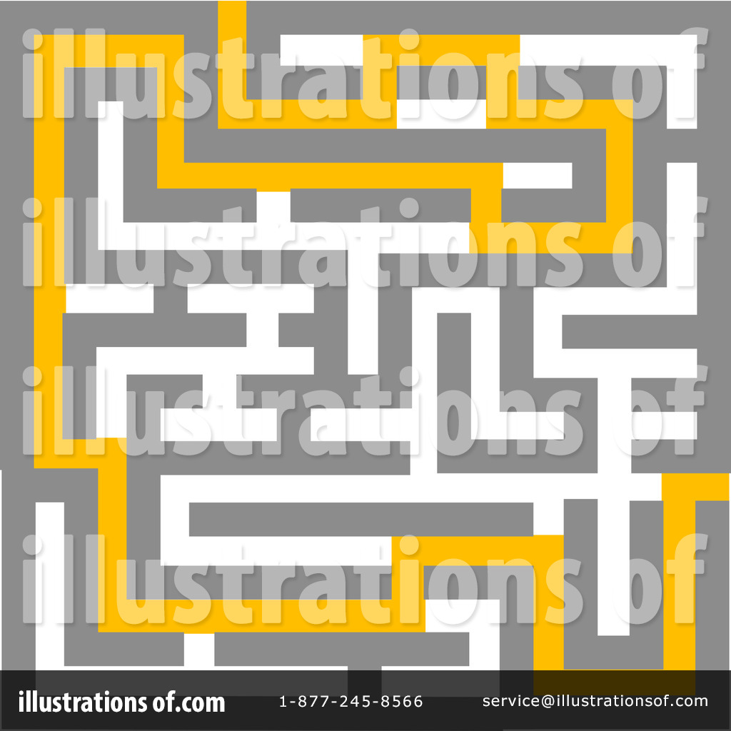 Maze Clipart #89402 - Illustration by tdoes