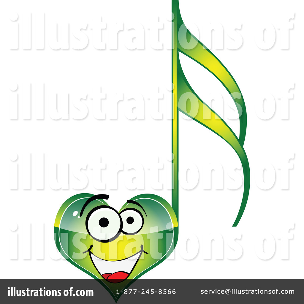 Music Note Clipart #1155793 - Illustration by Andrei Marincas
