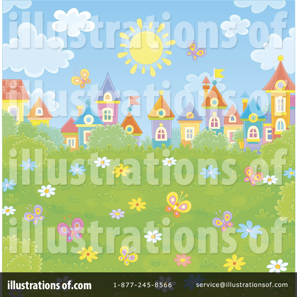 Park Clipart #1667075 - Illustration by Alex Bannykh