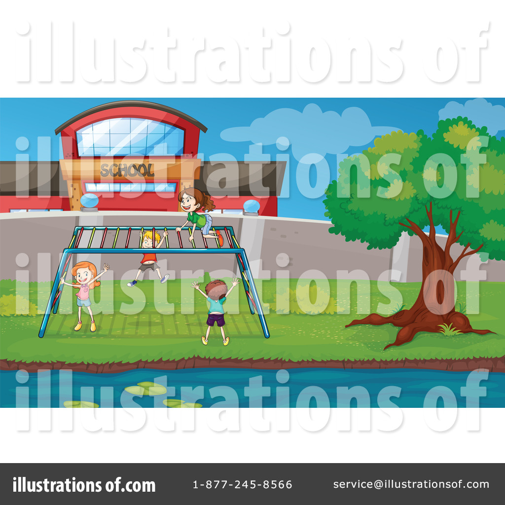 Playground Clipart #1140890 - Illustration by Graphics RF