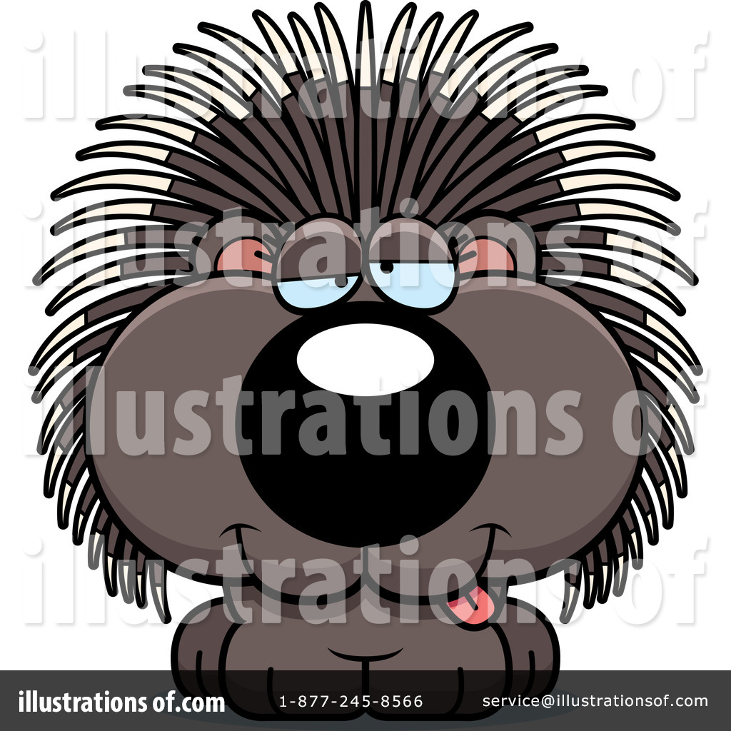 Porcupine Clipart 1200164 Illustration By Cory Thoman 