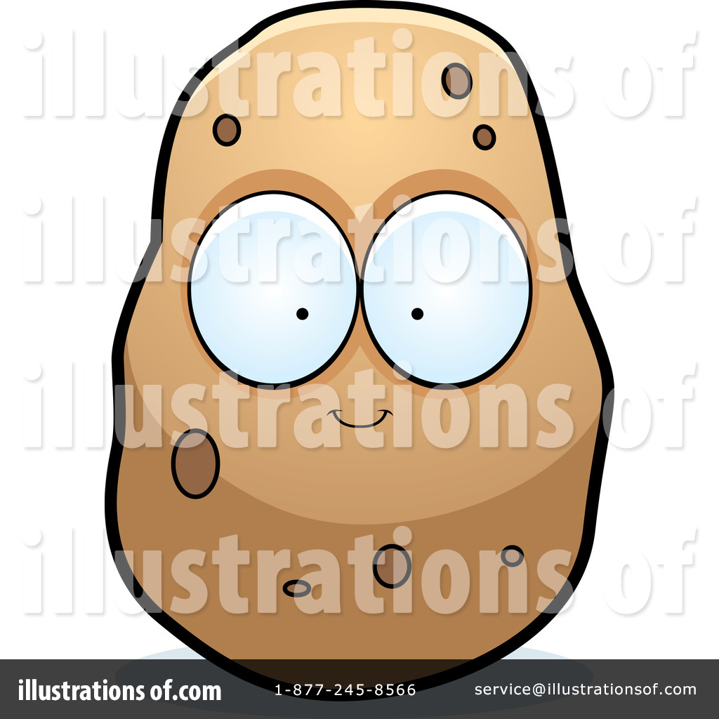 Potato Clipart #1084105 - Illustration by Cory Thoman