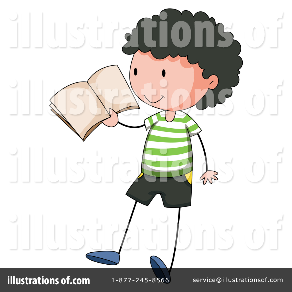 Reading Clipart #1361553 - Illustration by Graphics RF