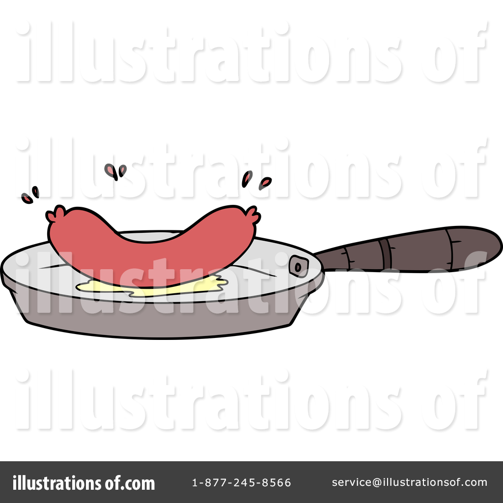 Sausage Clipart #1510831 - Illustration by lineartestpilot