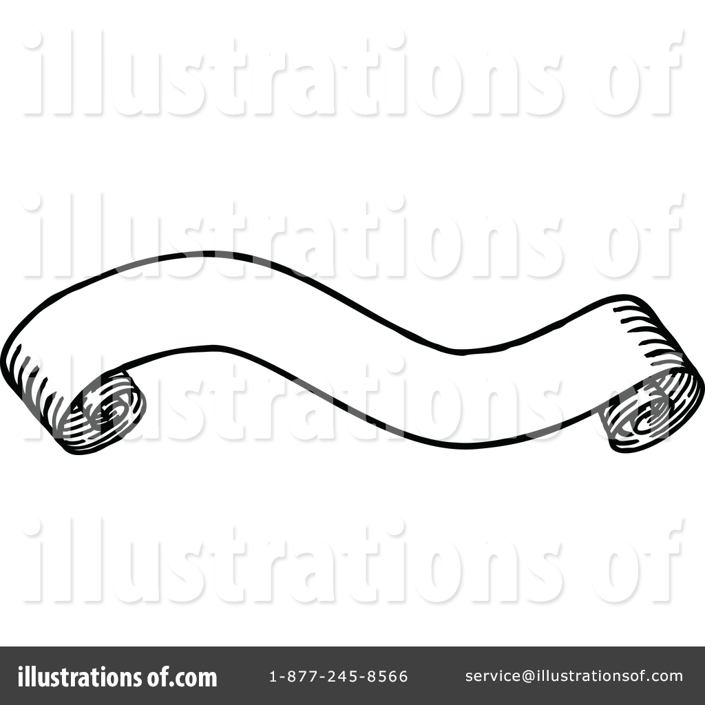 Scroll Clipart #1687029 - Illustration by AtStockIllustration