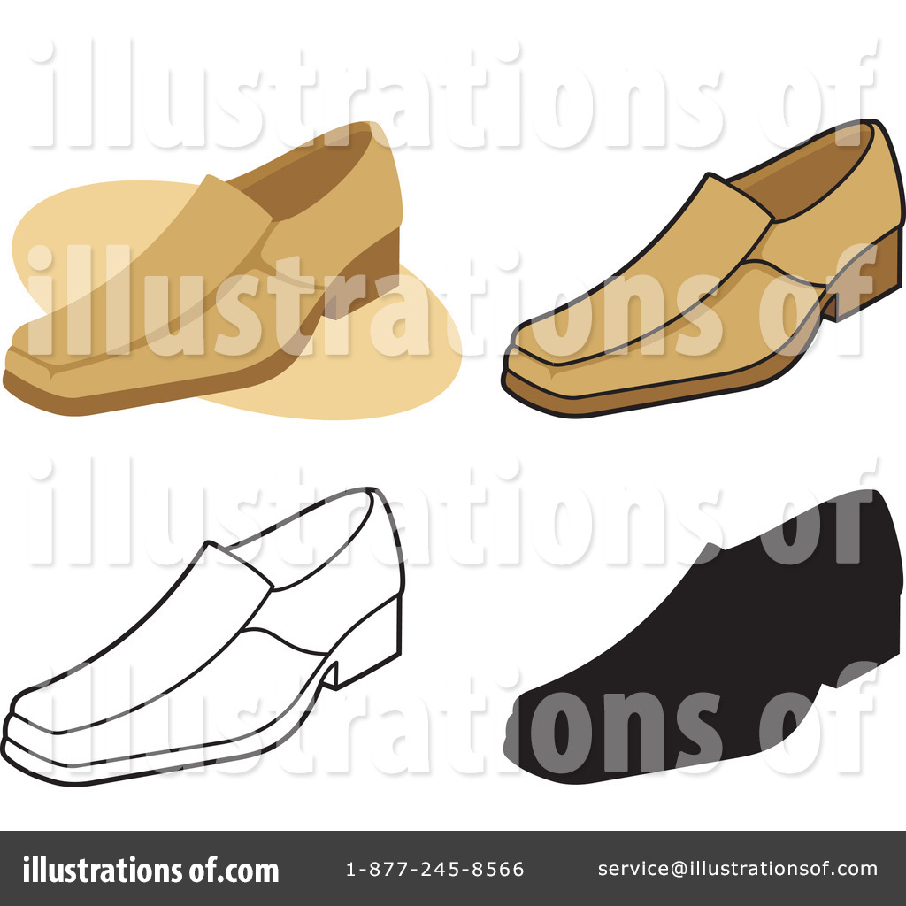 Shoes Clipart #1053060 - Illustration by Any Vector