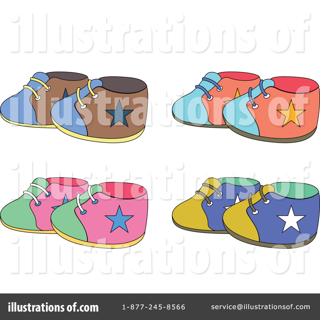 Shoes Clipart #1119018 - Illustration by Graphics RF