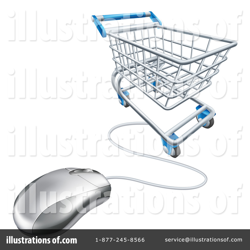 Shopping Cart Clipart #1226933 - Illustration by AtStockIllustration
