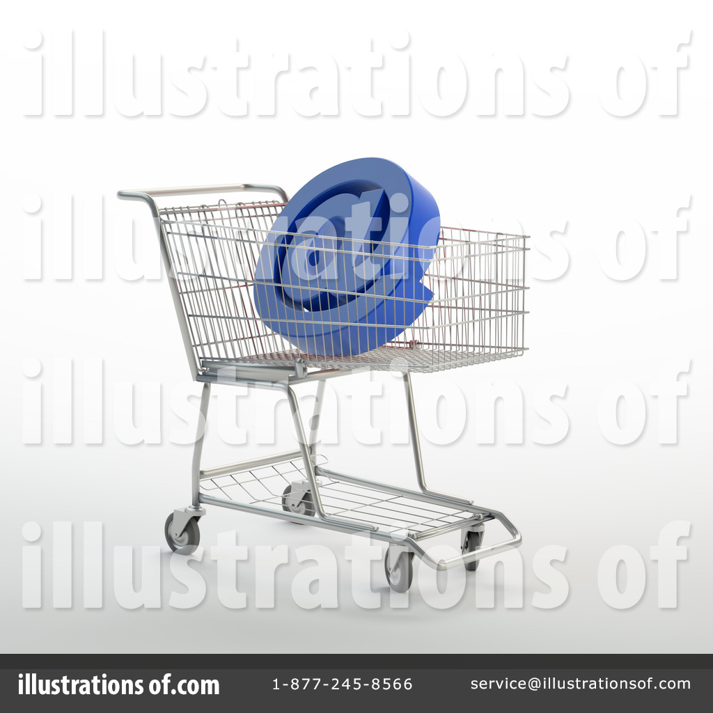 Shopping Cart Clipart #1060155 - Illustration by Mopic