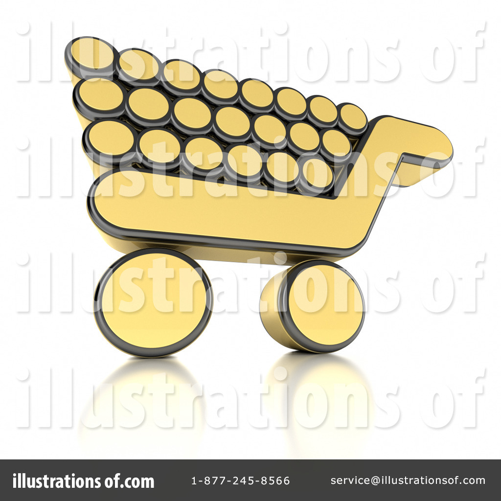 Shopping Cart Clipart #1101929 - Illustration by stockillustrations